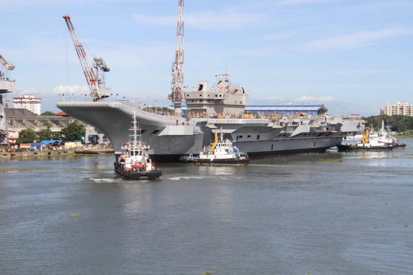 INS VIKRANT – INDIA’S FIRST INDIGINEOUS CARRIER READY FOR BASIN TRIALS